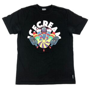 Ice Cream Sweets Mint Logo Black Tee T Shirt Streetwear Size Large L B14